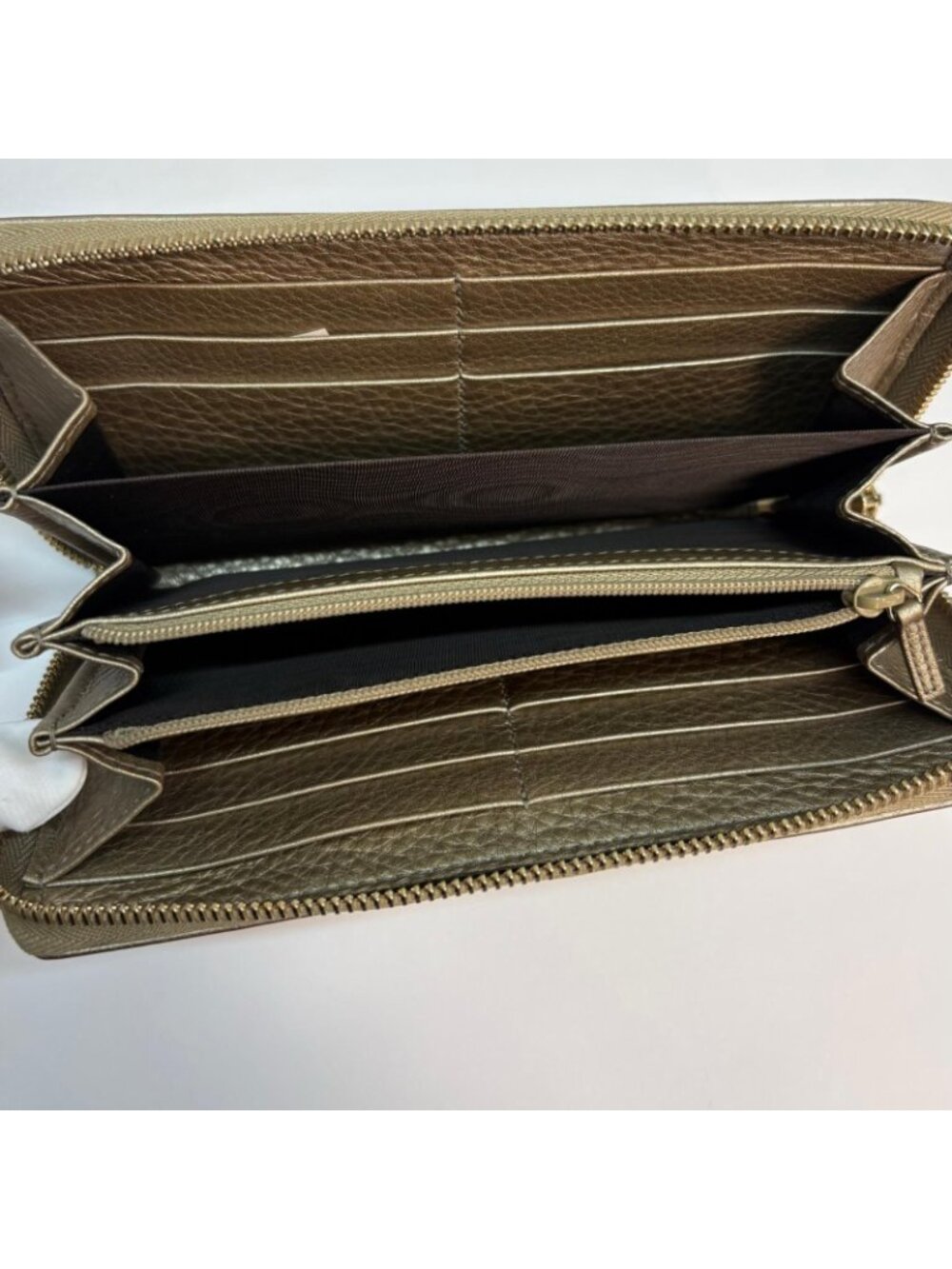 Gucci Soho Round Wallet Gold Leather - Picture 3 of 5